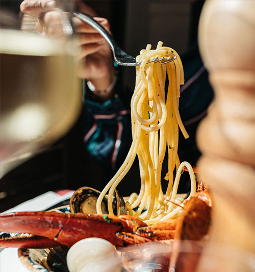 Interiör Il Forno da Gino